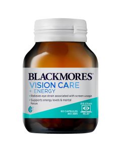Blackmores Vision Care + Energy 60 Capsules