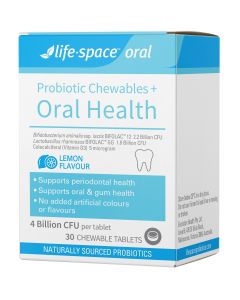Life Space Probiotic Chewables + Oral Health 30 Tablets