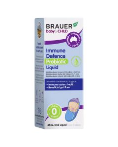 Brauer Baby & Child Immune Defence Probiotic Liquid 45ml