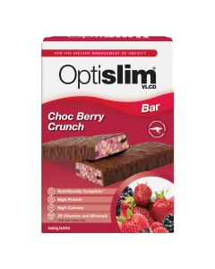OptiSlim VLCD Bar Choc Berry Crunch 5 Pack