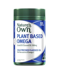 Nature's Own Plant Based Omega 125 Capsules