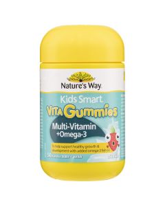 Nature's Way Kids Smart Vita Gummies Omega-3 + Multi 50 Pastilles