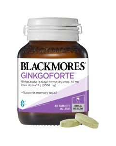 Blackmores Gingko Forte 80 Tablets 