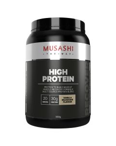 Musashi High Protein Powder Vanilla Milkshake 900g