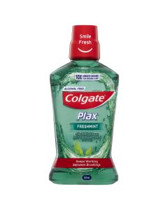 Colgate Plax Alcohol Free Antibacterial Mouthwash Freshmint 500mL