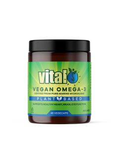Vital Plant Based Vegan Omega 3 45 Vegecaps