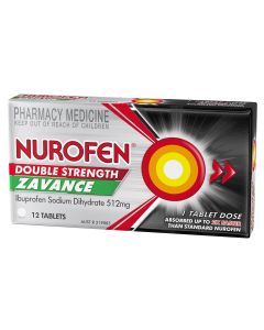Nurofen Zavance Double Strength 512mg 12 Tablets