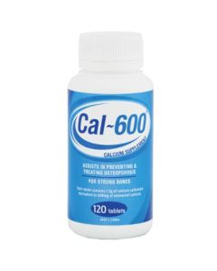 Cal-600 Calcium Supplement Tablets 120