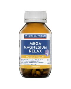 Ethical Nutrients Mega Magnesium Relax Muscle Health 60 Tablets