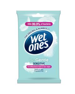Wet Ones Be Gentle Wipes 15 Pack