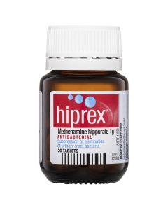 Hiprex Antibacterial 20 Tablets