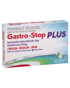 GastroStop Plus 12 Tablets