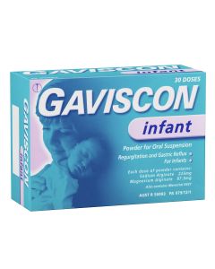 Gaviscon Infant Powder Sachets for Regurgitation & Gastic Reflux 30 Pack