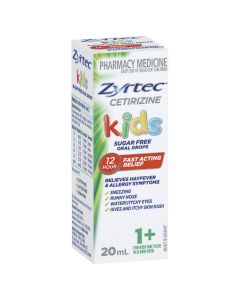 Zyrtec Kids Allergy & Hayfever Oral Drops 20mL