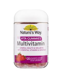 Nature's Way Adult Multivitamin 120 Strawberry Flavoured Vita Gummies