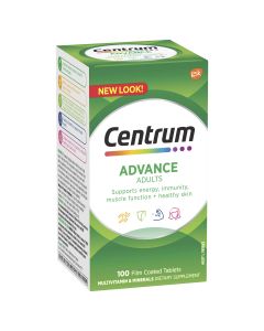 Centrum Advance For Adults 100 Tablets