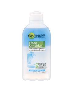 Garnier Clean Sensitive 2in1 Gentle Waterproof Make Up Remover