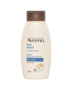Aveeno Skin Relief Fragrance Free Body Wash 354mL