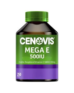 Cenovis Mega E 500IU Value Pack 250 Capsules 