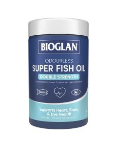 Bioglan Odourless Super Fish Oil Double Strength 200 Capsules