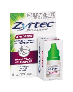 Zyrtec Levocabastine Hayfever & Allergy Eye Drops 4mL