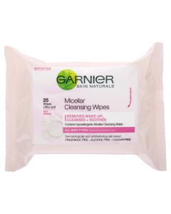 Garnier SkinActive Micellar Cleansing Wipes For All Skin Types 25 Wipes