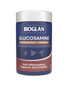 Bioglan Glucosamine + Chrondroitin + Turmeric 120 Tablets 
