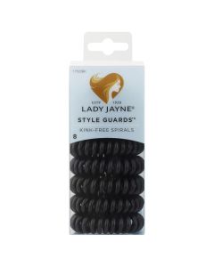 Lady Jayne Style Guards Black Kink Free Spirals 8 Pack