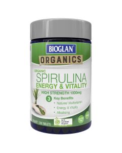 Bioglan Organic Spirulina 1000mg 200 Tablets