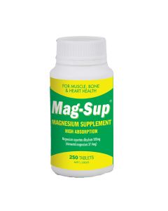 Mag-Sup Magnesium Supplement 250 Tablets