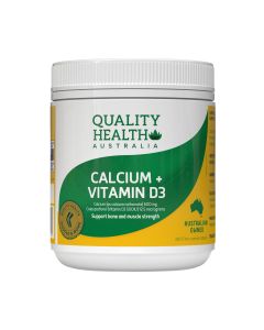 Quality Health Vitamin D & Calcium 600mg 300 Tablets