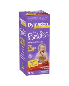 Dymadon for Babies Strawberry 1 Month - 2 Years 60mL