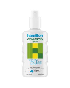 Hamilton Active Family Sunscreen SPF50+ Spray 200ml