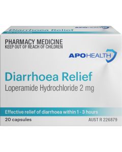 ApoHealth Diarrhoea Relief 20 Capsules