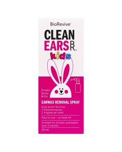 BioRevive Clean Ears Kids Earwax Removal Spray 30ml