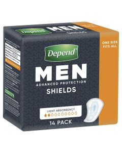 Depend Guards for Men One Size Fits All 14 Pack
