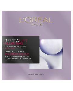 L'Oréal Paris® Revitalift Filler [HA] Replumping & Smoothing Sheet Mask Multi-pack 5x35g