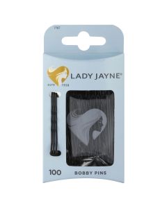 Lady Jayne Bobby Pins, Black, Pack 100
