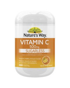 Nature's Way Sugarless Vitamin C 500mg 300 Tablets