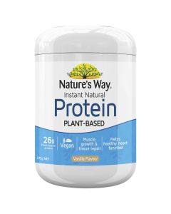 Nature's Way Instant Natural Protein Plant-Based Vanilla 375g