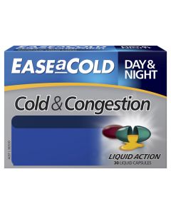 Ease A Cold Cold & Congestion Day & Night 30 Capsules