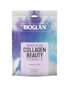 Bioglan Inner Glow Collagen Beauty 60 Chewable Buttons