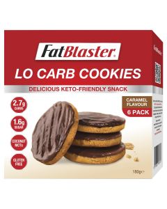 Naturopathica FatBlaster Lo Carb Cookie Caramel Flavour 6 x 30g Pack