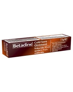 Betadine Cold Sore Ointment Cream 7.5g