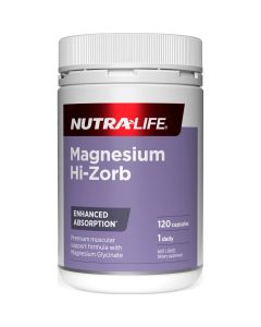 Nutra-Life Magnesium Hi-Zorb 120 Capsules