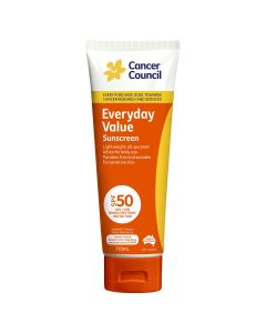 Cancer Council SPF 50+ Everyday Value Sunscreen 110ml