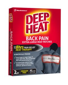 Deep Heat Back Patches XL