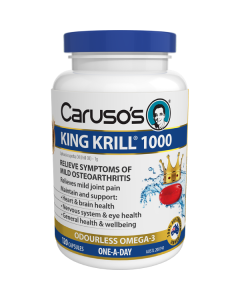 Caruso's Natural Health King Krill 1000mg 120 Capsules