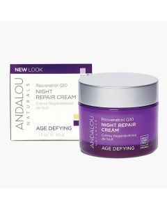 Andalou Naturals Age Defying Resveratrol Q10 Night Repair Cream 50G