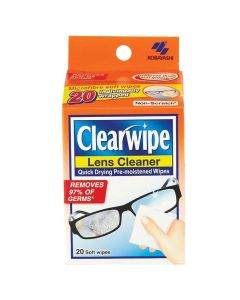 Clearwipe Lens Cleaner Wipes 20 Pack